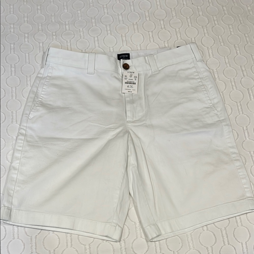 J. Crew Men's 9” White Shorts, size 30W